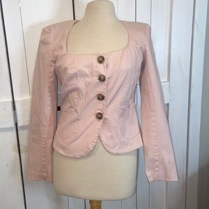 NEW Free People Pink Courtship Blazer